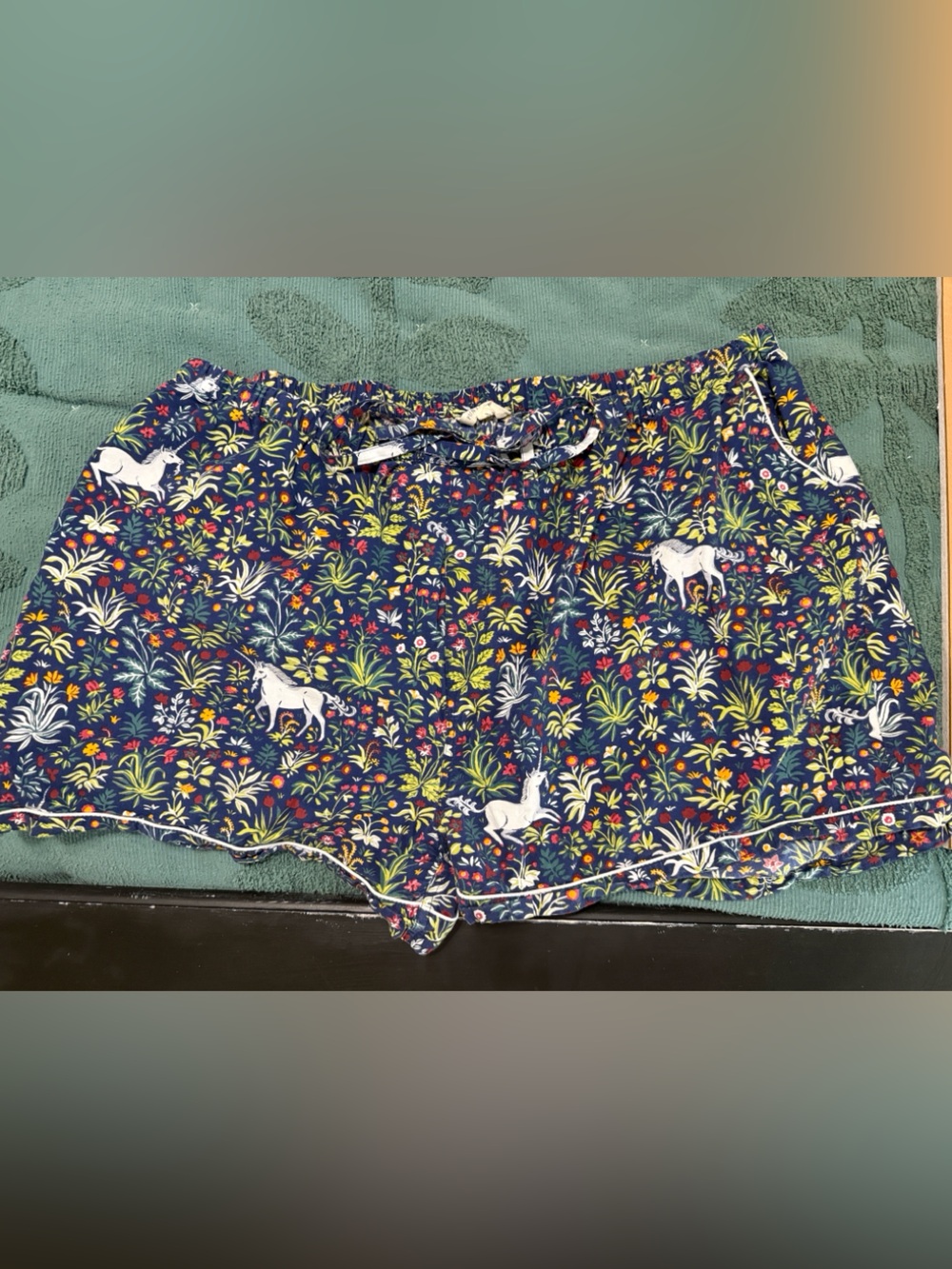Printfresh Sleep Shorts in Unicorns Garden